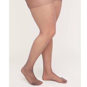 New Catherines Plus Size Daysheer Pantyhose Off Black